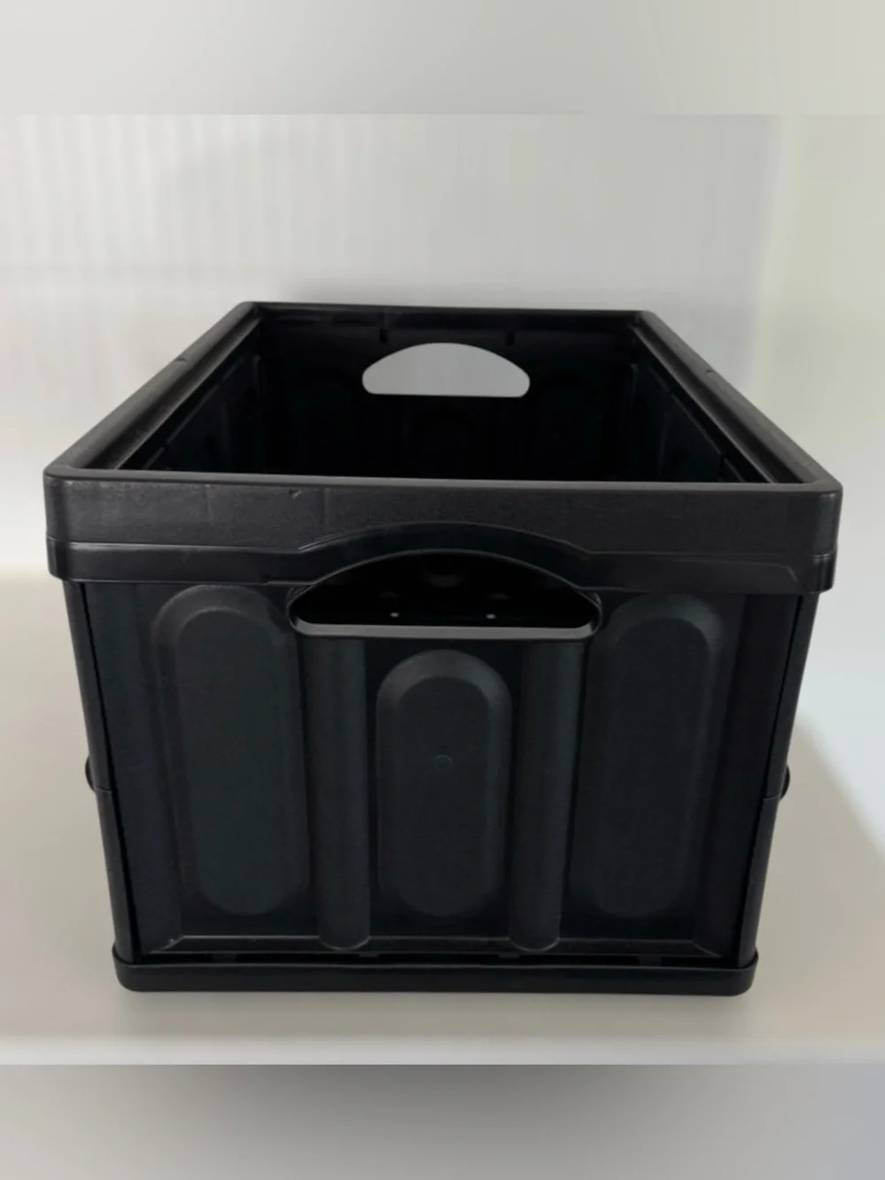 InstaCrate Black Storage Bin Collapsable